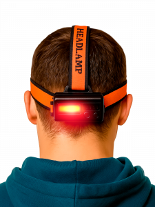 Фонарь налобный, фонарик аккумуляторный Следопыт PT-FLG51